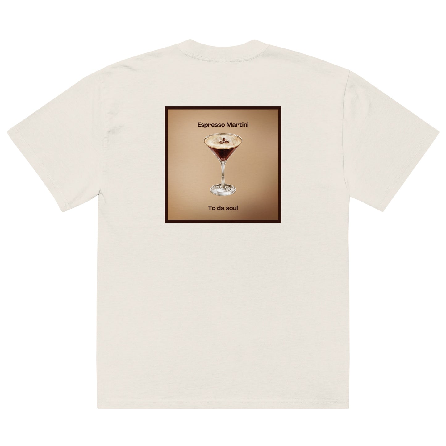 Oversized faded espresso t-shirt