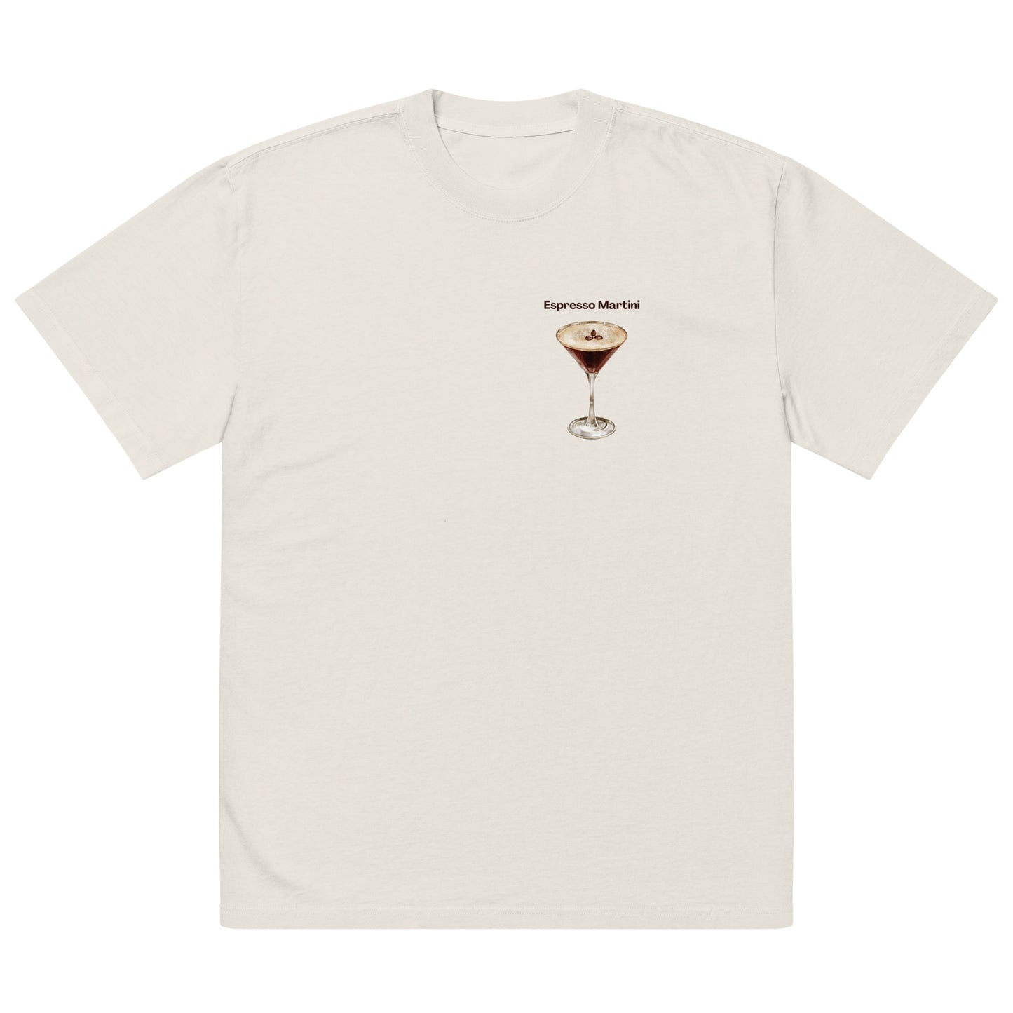 Oversized faded espresso t-shirt