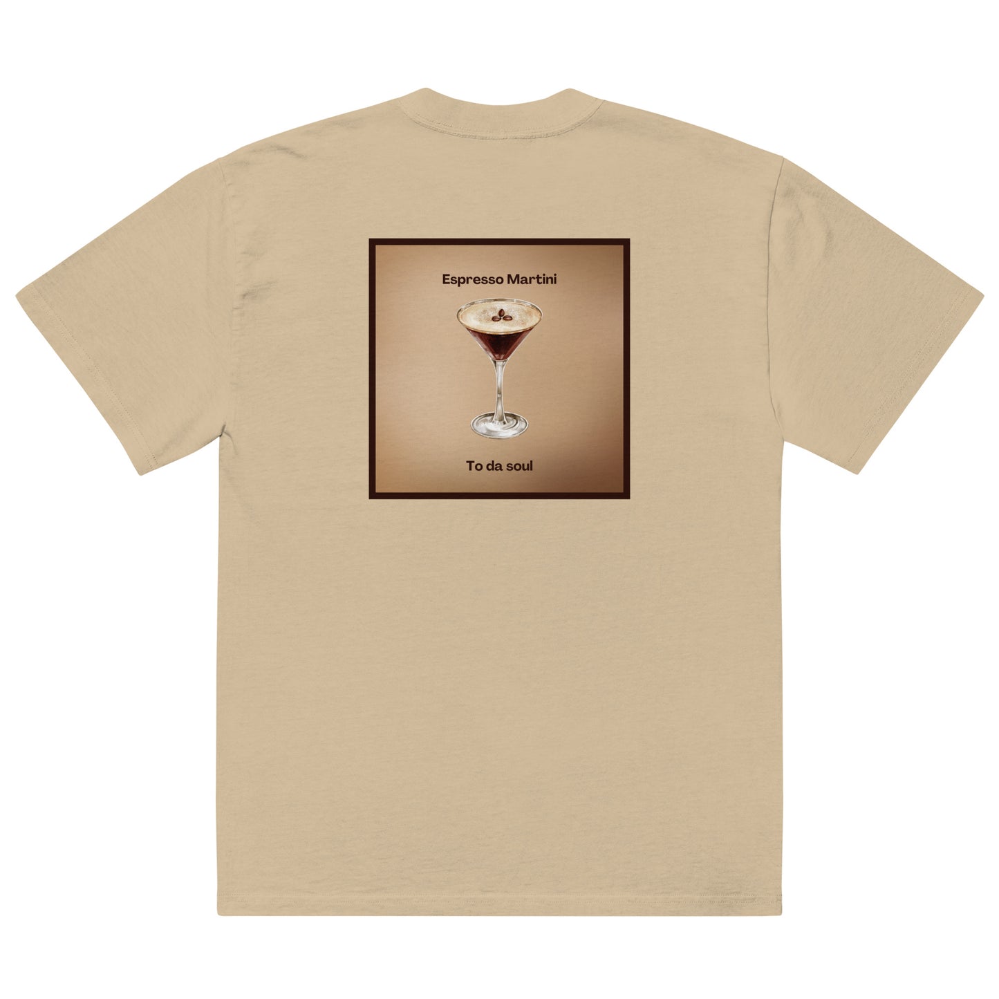 Oversized faded espresso t-shirt