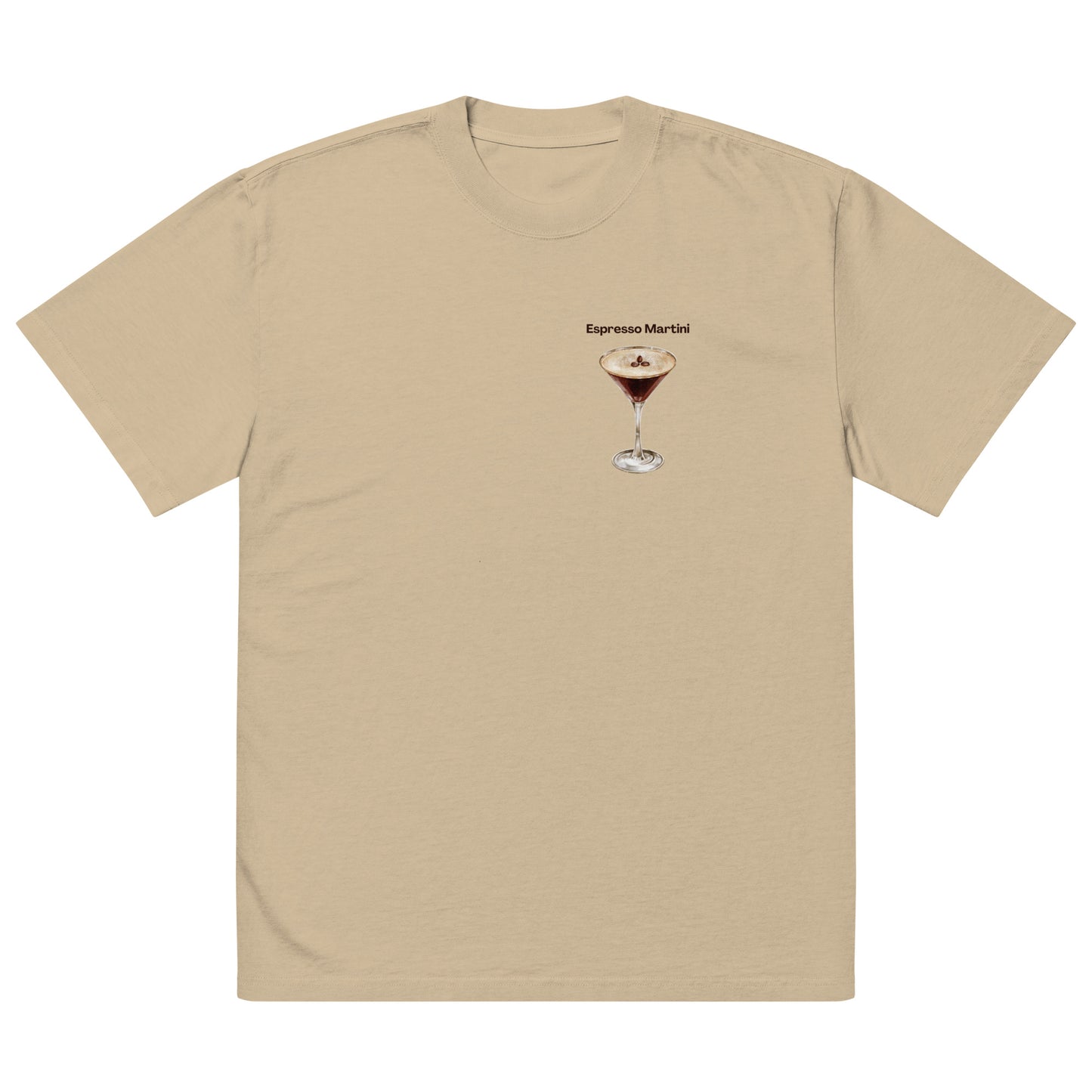 Oversized faded espresso t-shirt